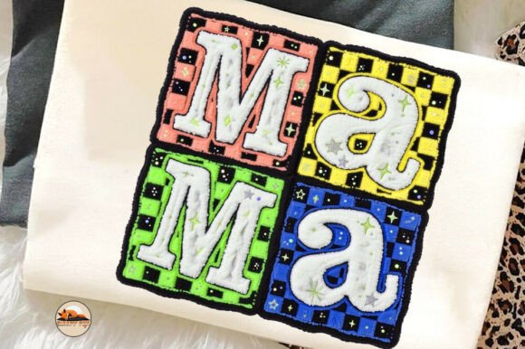 Download Mama Faux Yarn Girly Checkered Shirt Png - Mama Collection
