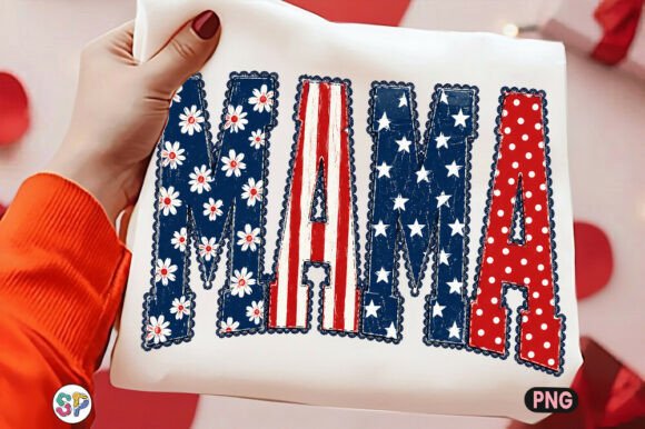 Download Floral Mama USA PNG, American Mom Shirt - Mama Collection