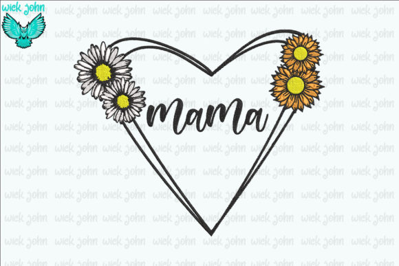 Download Mama Heart Sunflower - Mama Collection
