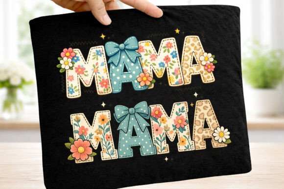 Download Watercolor Floral Mama Mother's Day Png - Mama Collection
