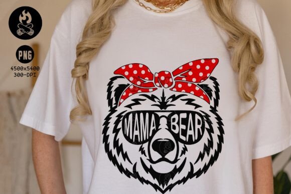 Download Mama Bear SVG, Mama Bear with Sunglasses - Mama Collection