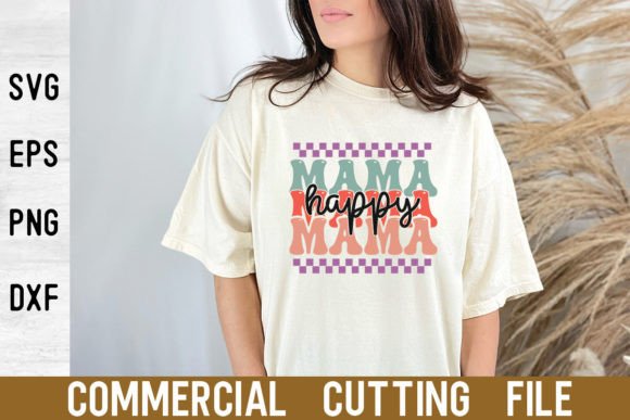 Download Mama Happy Retro SVG - Mama Collection