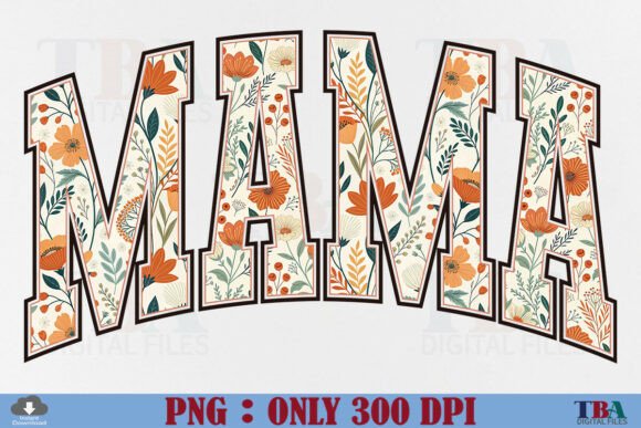 Download Boho Floral Mama Mother's Day Gift PNG - Mama Collection