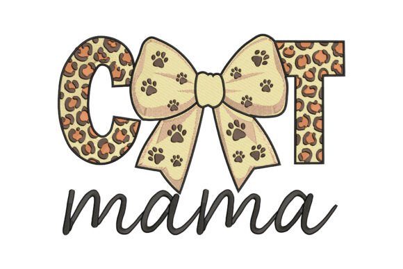 Download Cat Mama Coquette Bow - Mama Collection