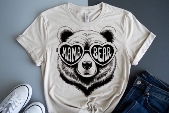 Download Mama Bear Face Sunglasses Mother's Day - Mama Collection