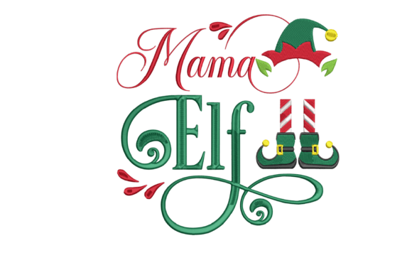 Download Christmas Mama Elf - Mama Collection