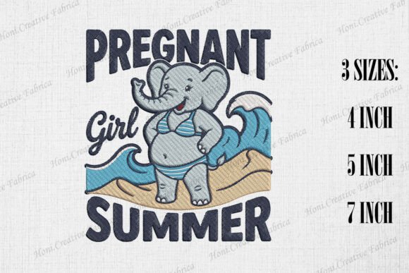 Download Pregnant Girl Summer Mama Elephant - Mama Collection