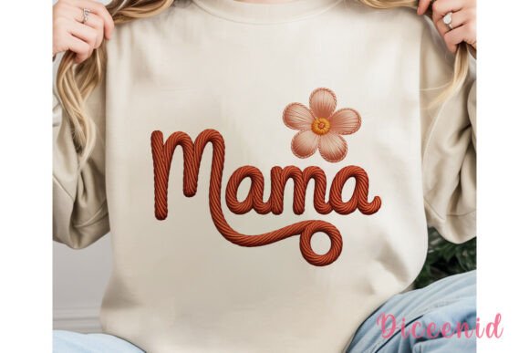 Download Mama Flower Embroidery PNG Clipart - Mama Collection