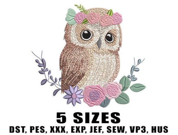 Download Boho Owl Nursery Embroidery Design - Premium Resources