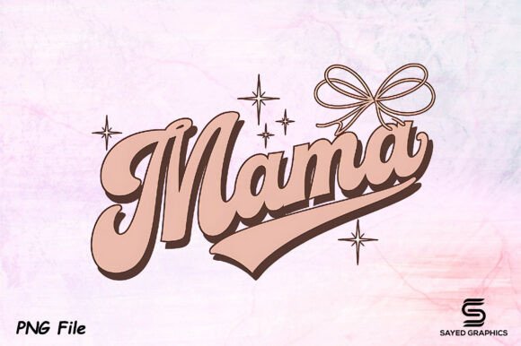Download Mama Bow Mom Mother PNG - Mama Collection