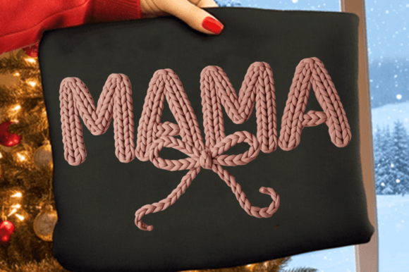 Download Coquette Mama PNG, Latch Hook Yarn Faux - Mama Collection