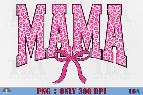 Download Pink Leopard Mama Mothers Day Mom PNG - Mama Collection